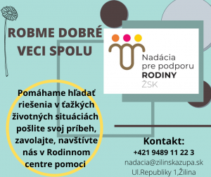 Ponuka pomoci občanom zo ŽSK 1